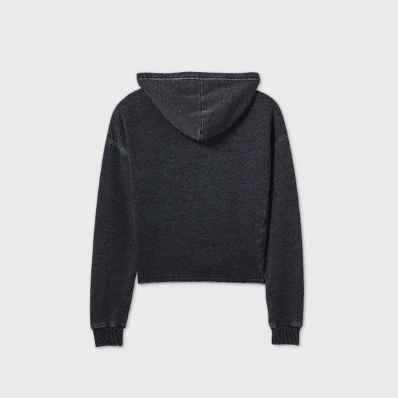 Colsie charcoal fleece hoodie - Picture 2 of 2